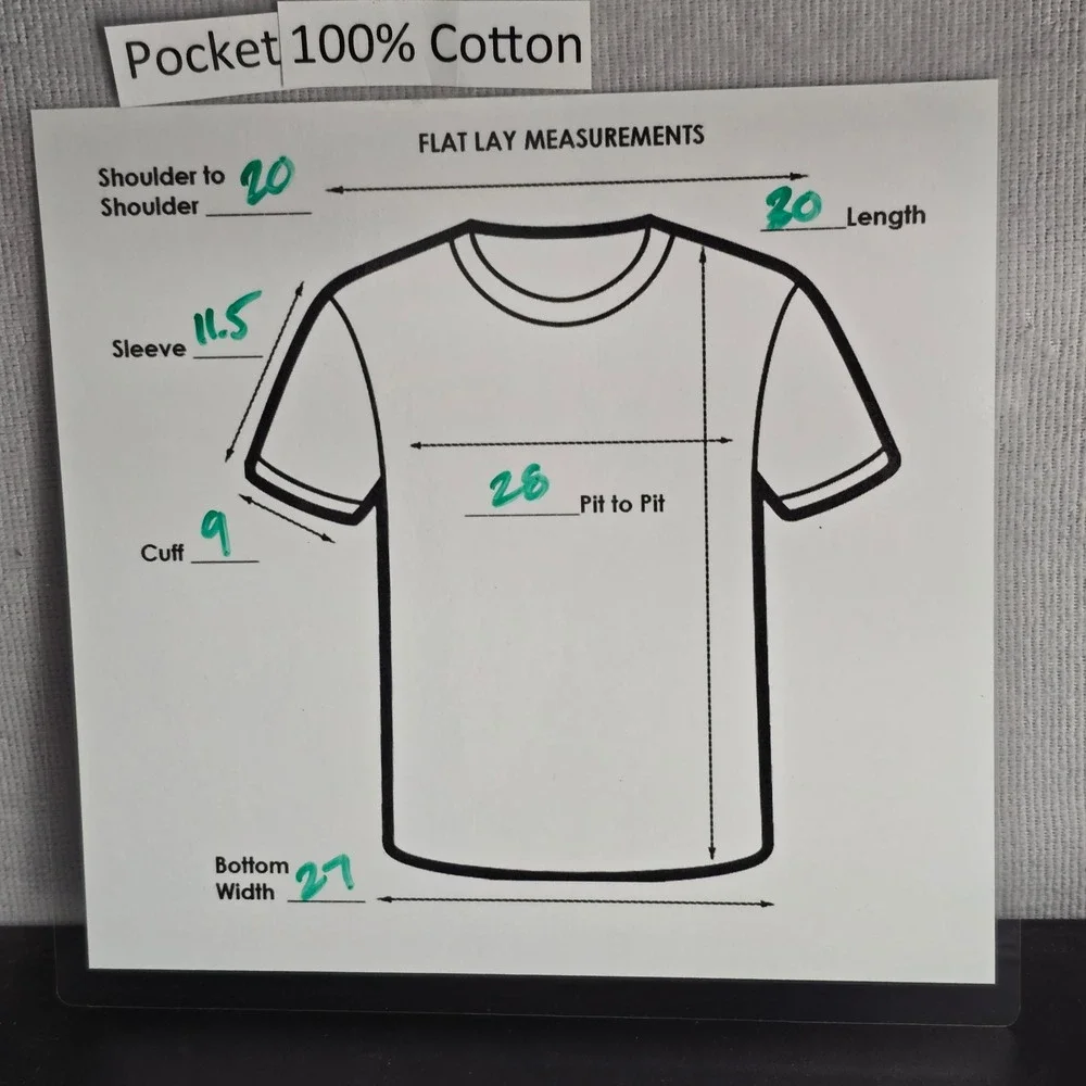 Tommy Bahama measurements taken